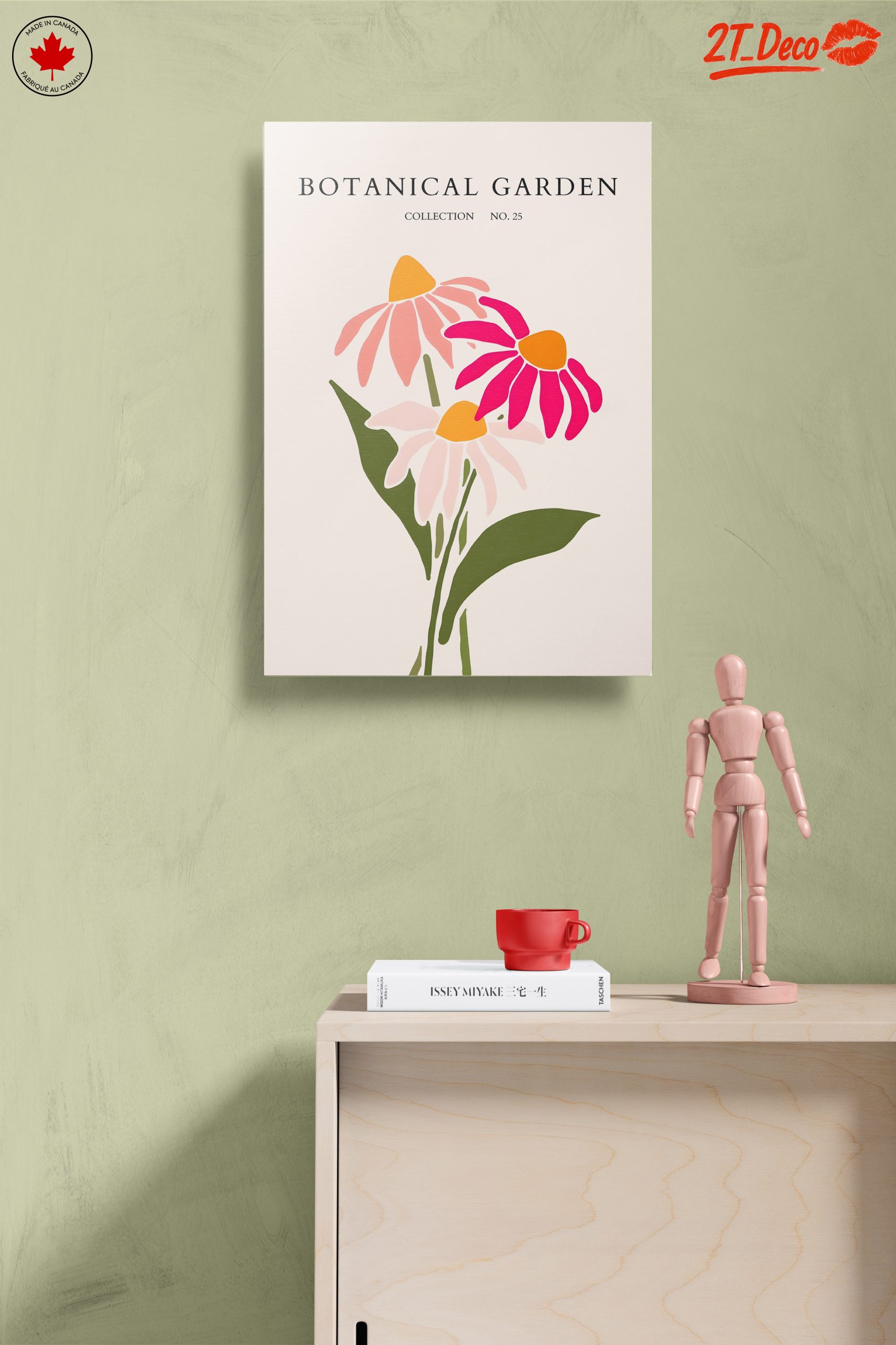 Stylized Floral Artwork in Botanical Garden Collection - Image 14
