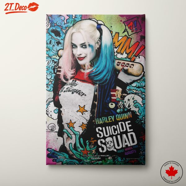 Harley Quinn Comic Art Featuring Bold Colors
