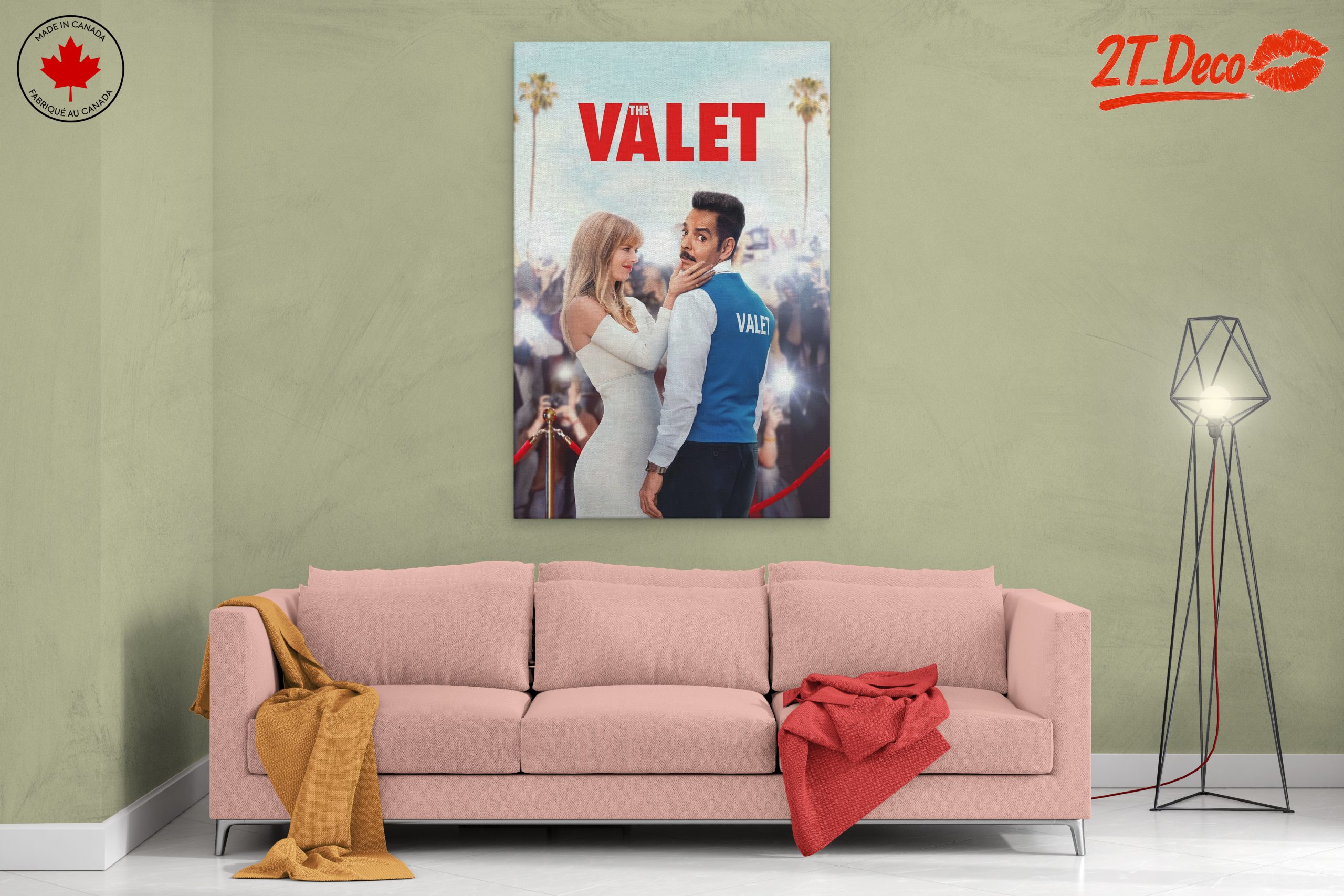 Charming Romantic Comedy Scene Art - Image 2