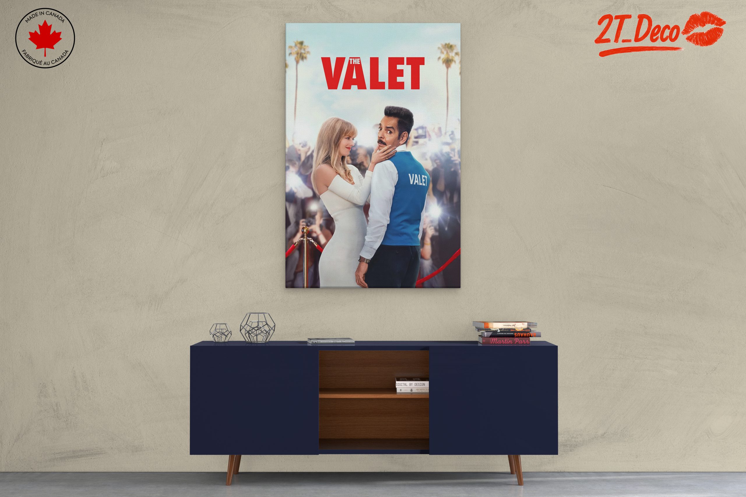 Charming Romantic Comedy Scene Art - Image 3