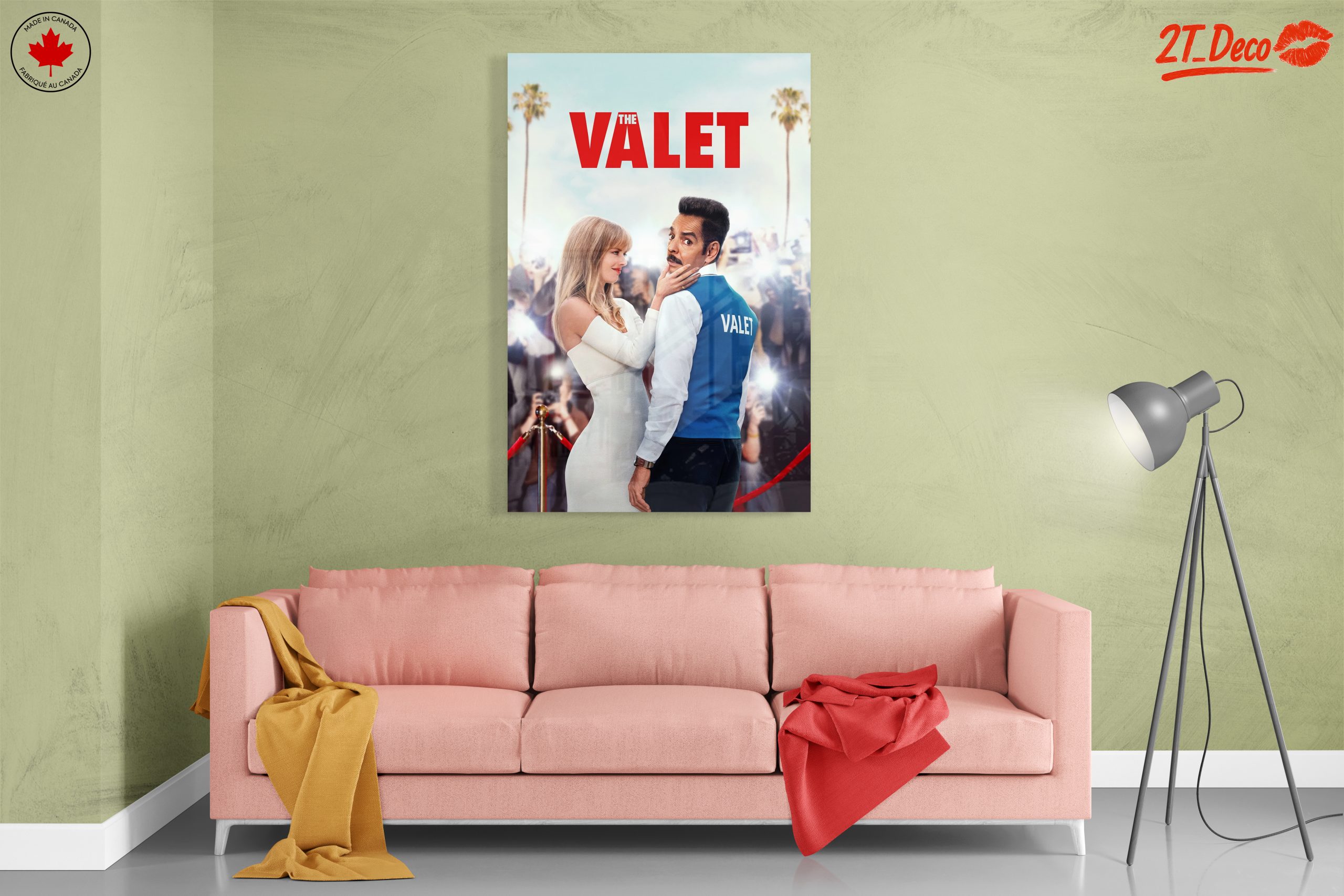 Charming Romantic Comedy Scene Art - Image 7