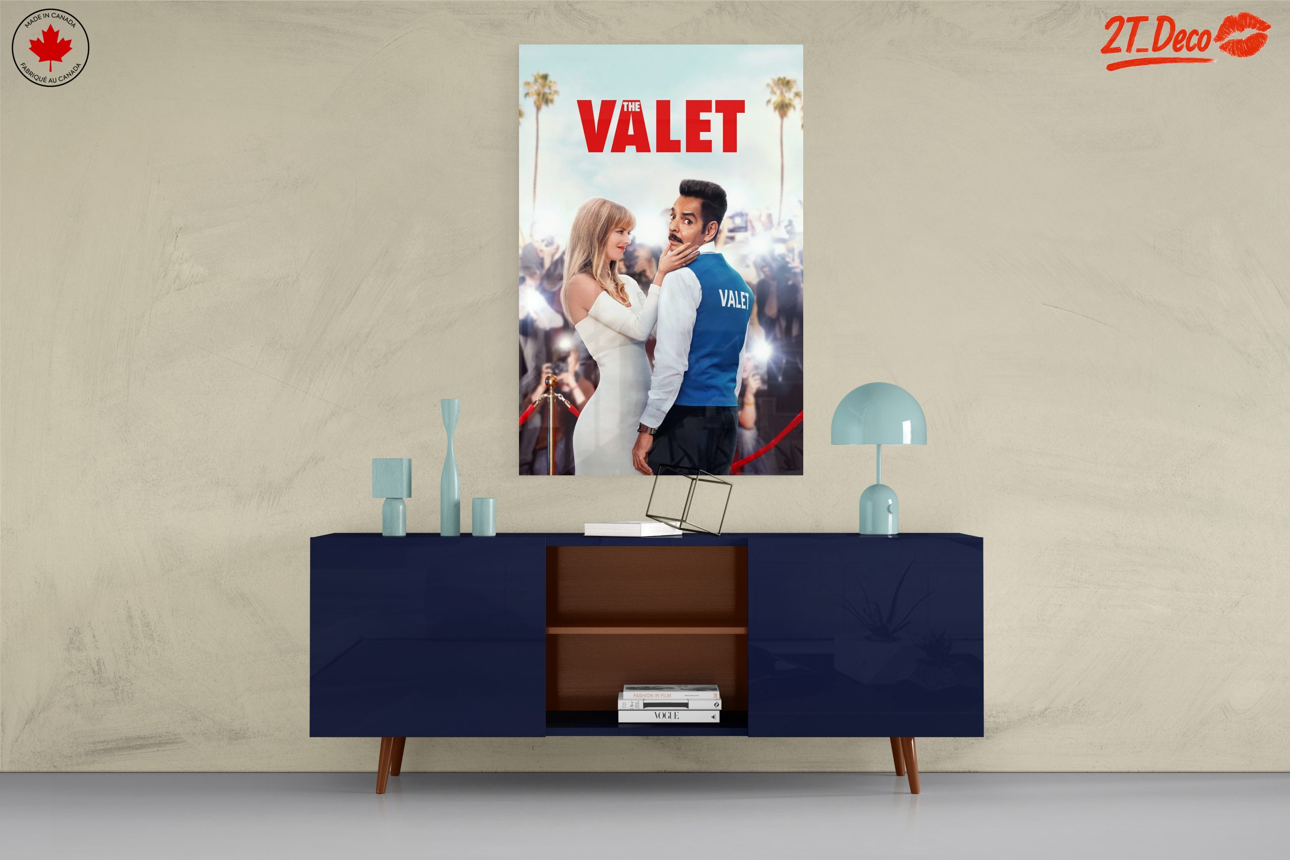 Charming Romantic Comedy Scene Art - Image 8