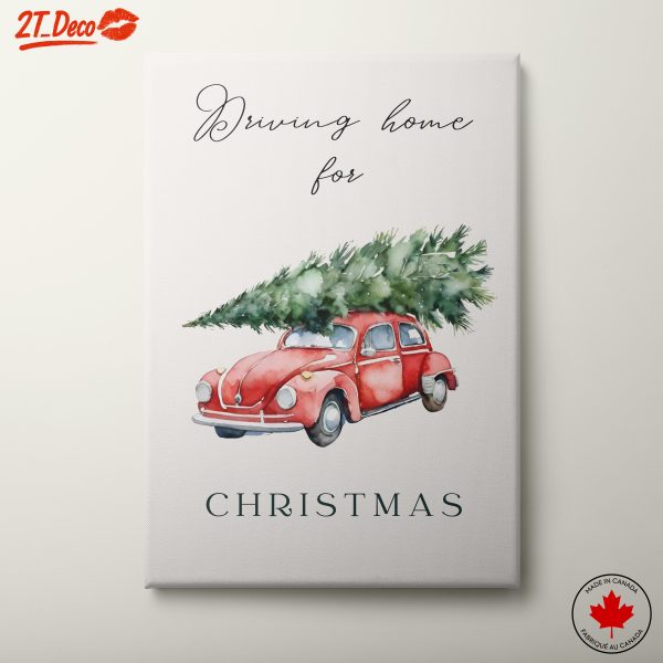 Driving Home for Christmas Art