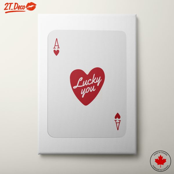 Lucky You Playing Card Art 6