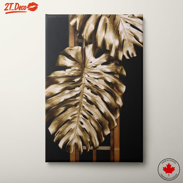 Gold Leaf Botanical Wall Art