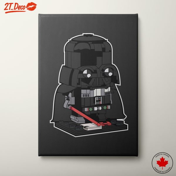 Cute Lego Darth Vader Character Art