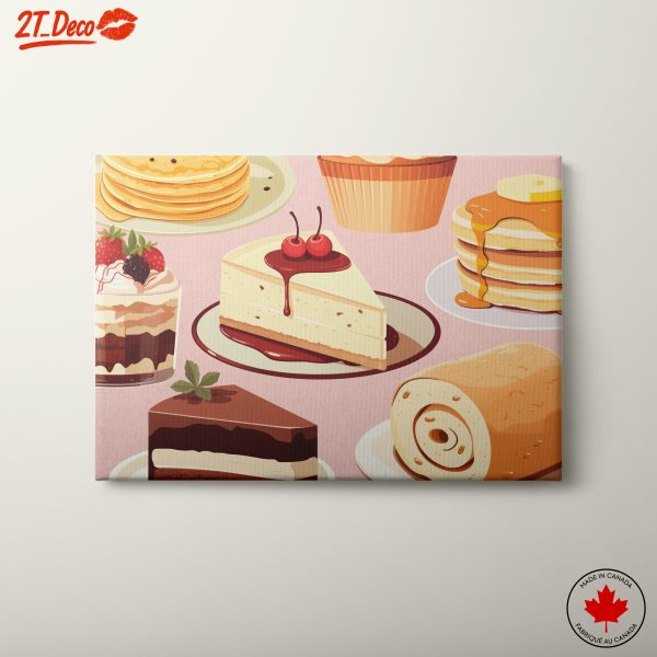 Delicious Abstract Food Art Poster