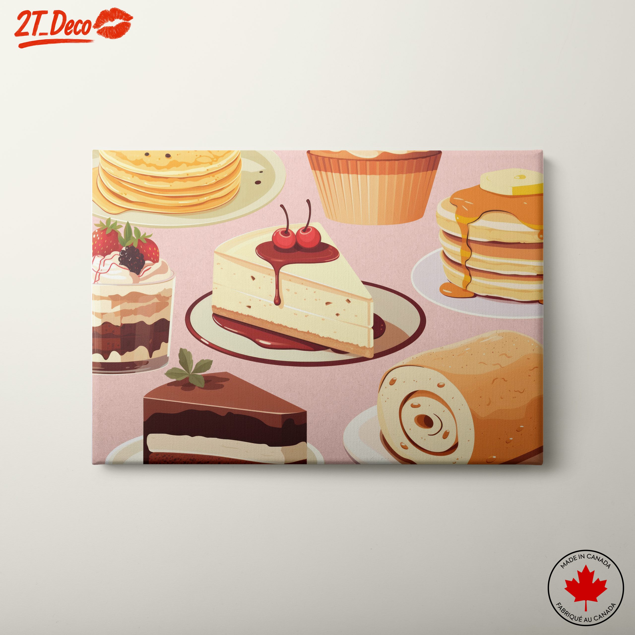 Delicious Abstract Food Art Poster