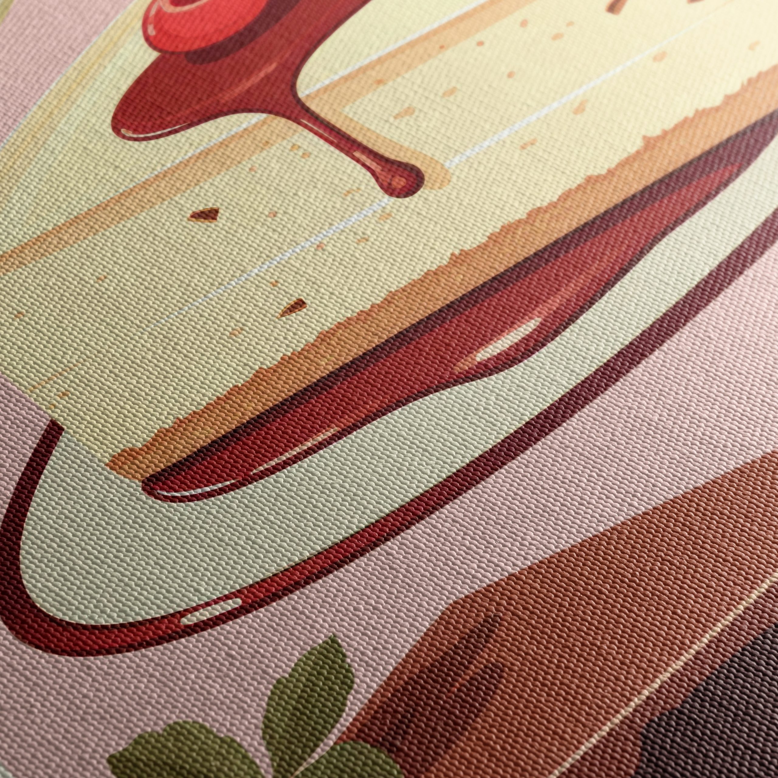 Delicious Abstract Food Art Poster - Image 5