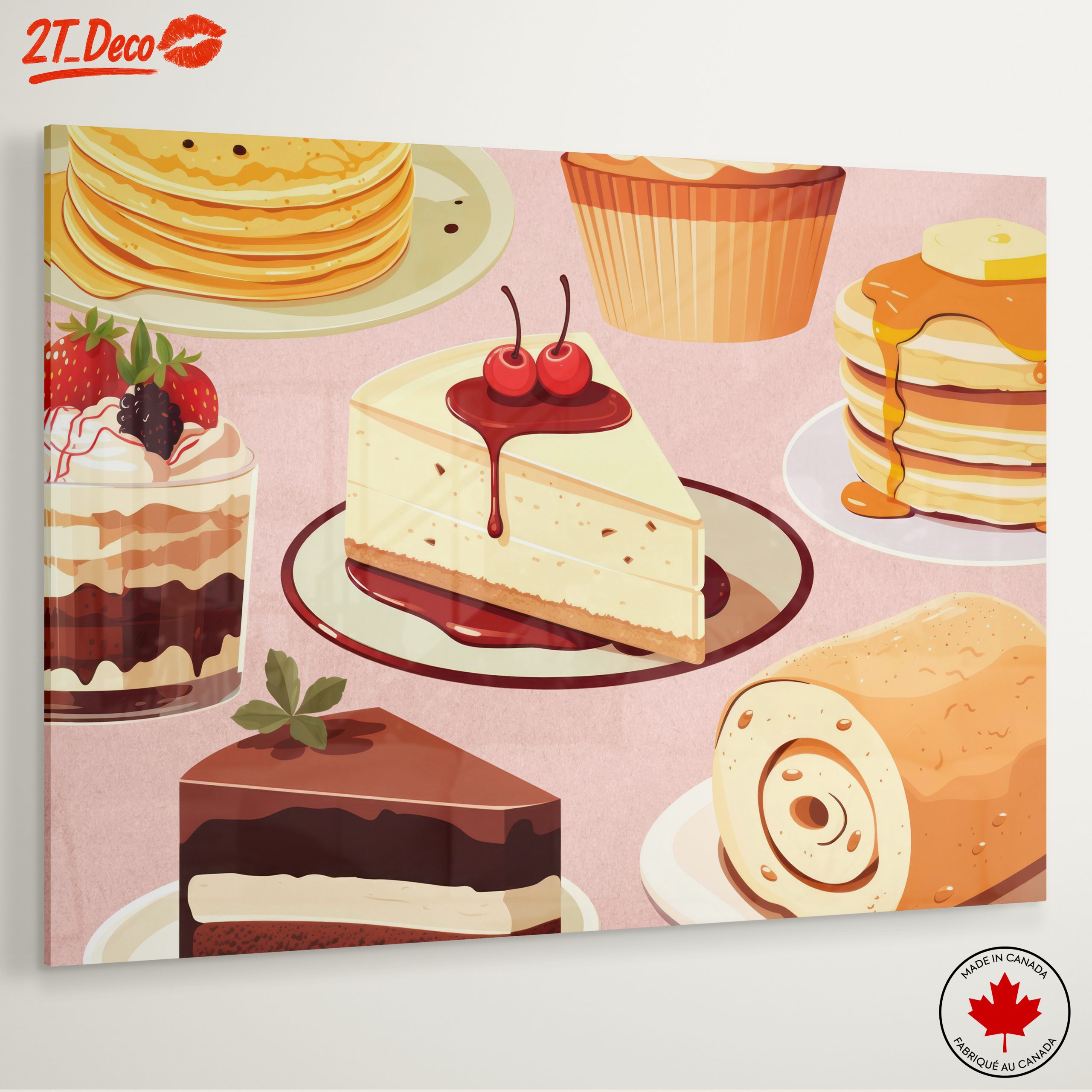 Delicious Abstract Food Art Poster - Image 6