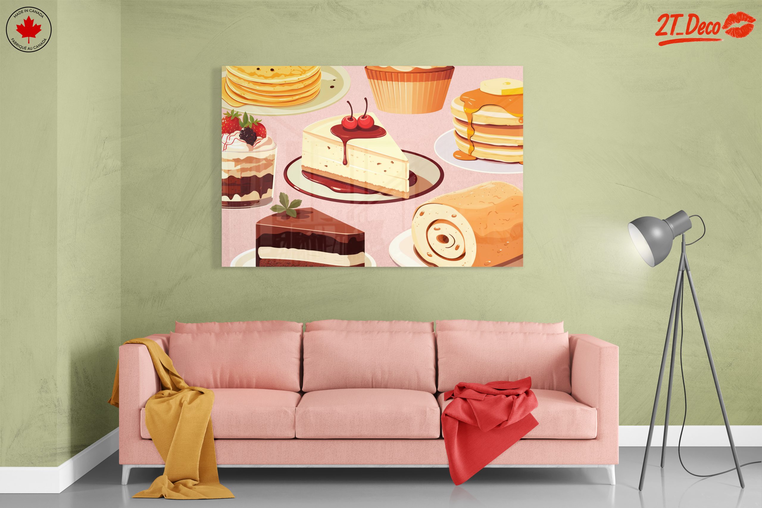 Delicious Abstract Food Art Poster - Image 7