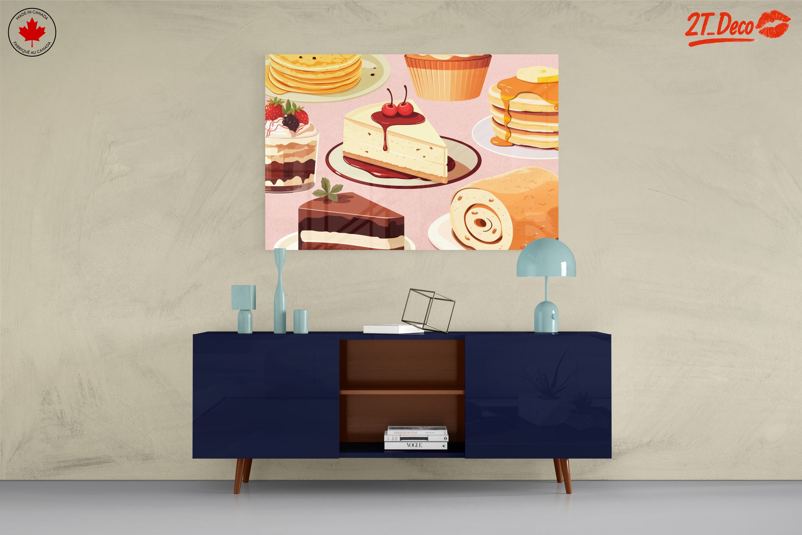 Delicious Abstract Food Art Poster - Image 8