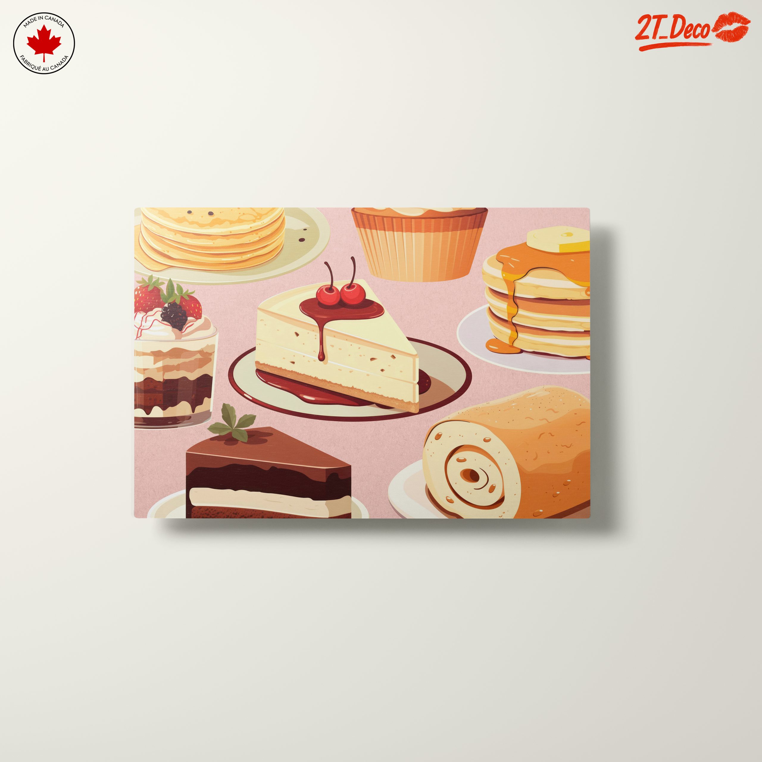 Delicious Abstract Food Art Poster - Image 10