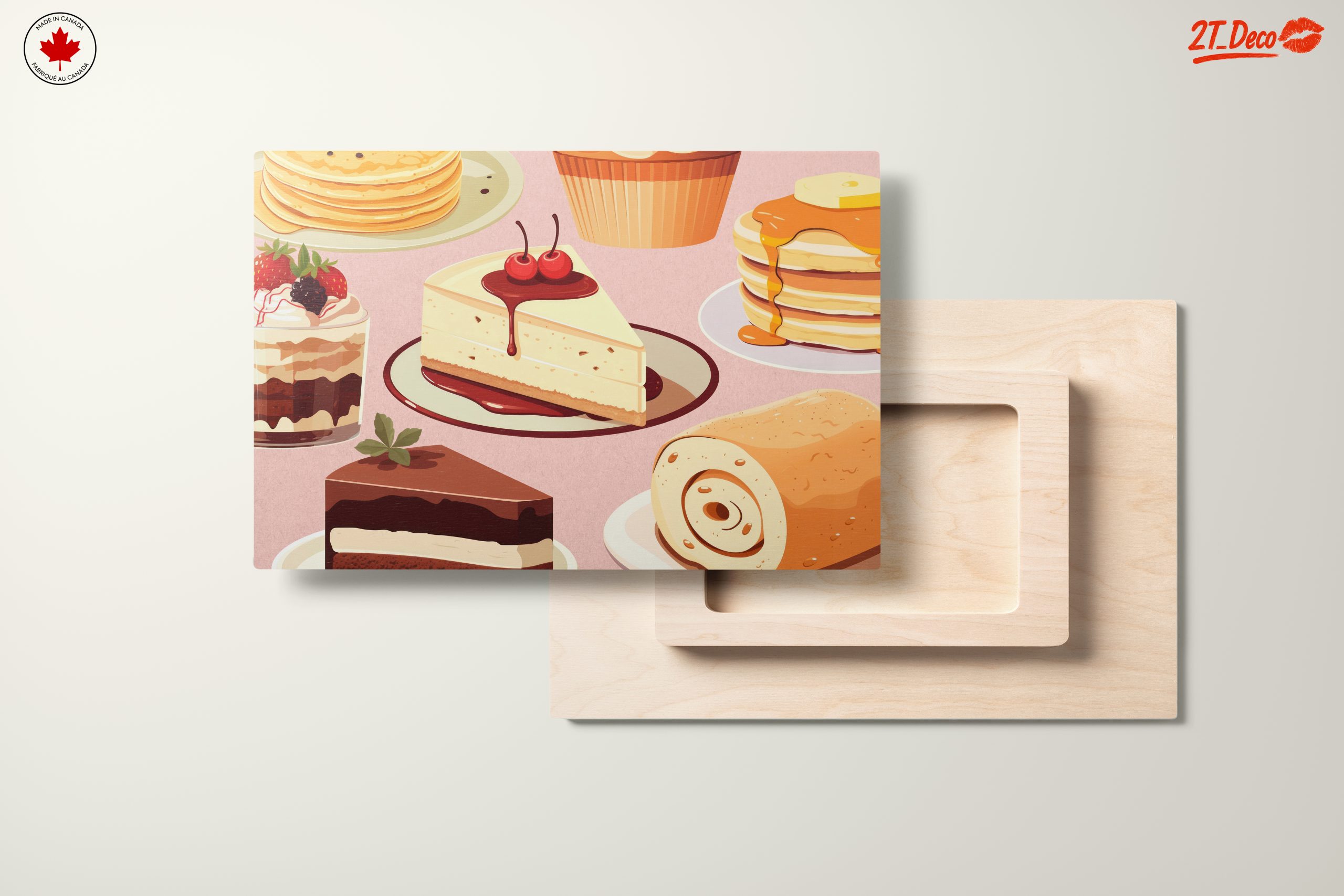Delicious Abstract Food Art Poster - Image 11