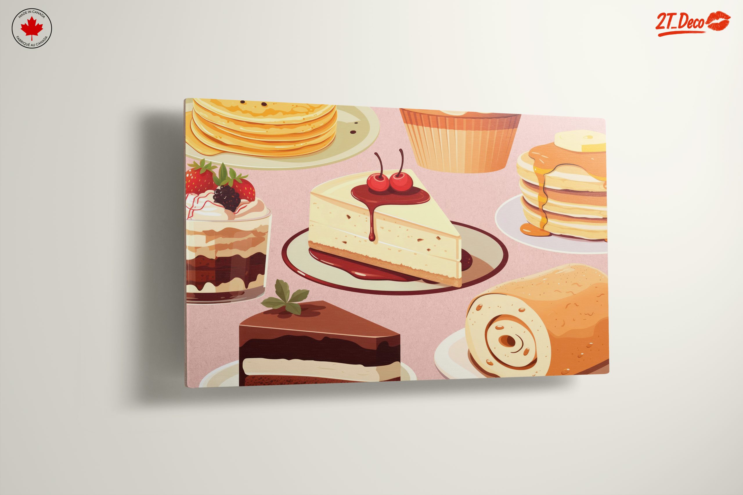 Delicious Abstract Food Art Poster - Image 13