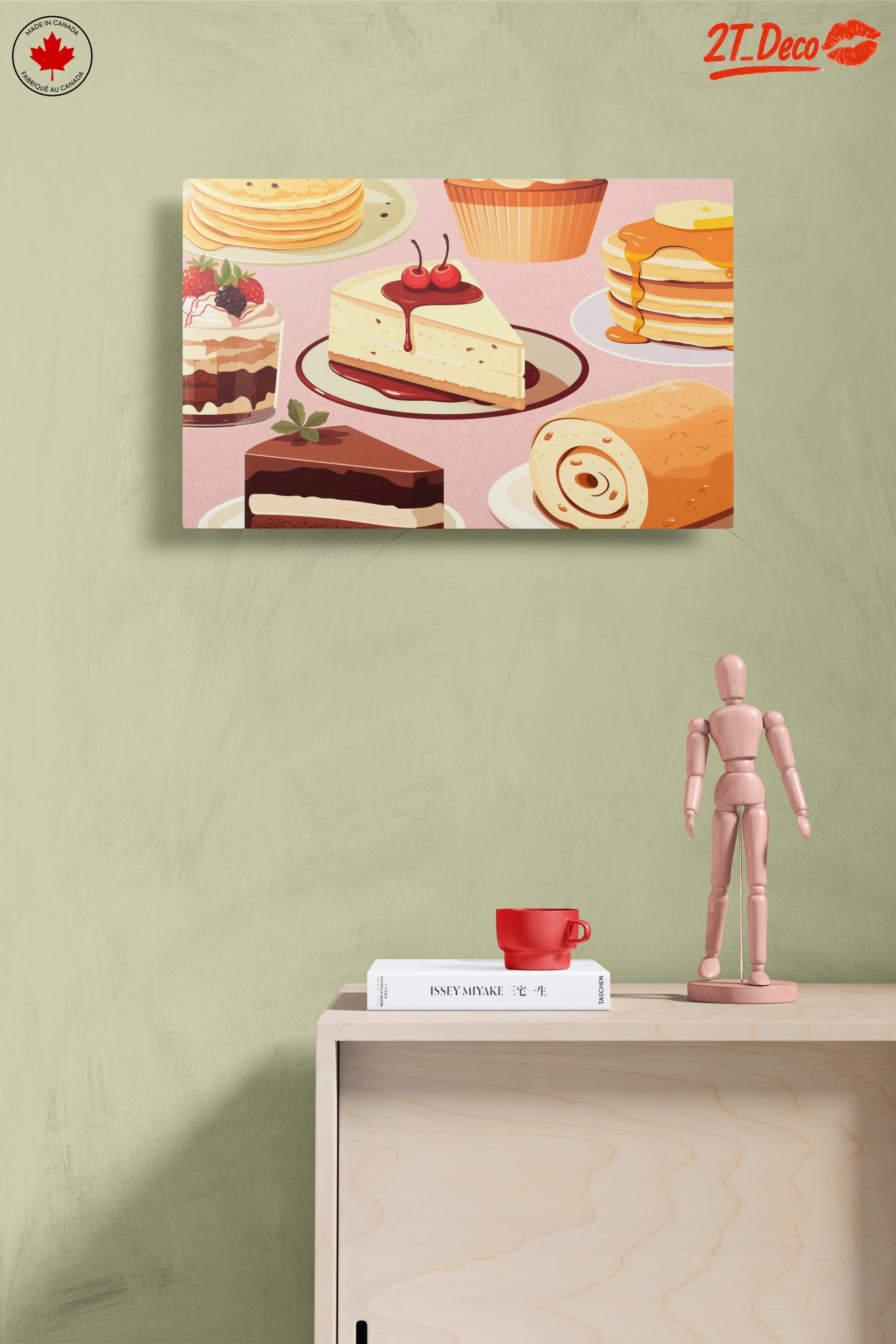 Delicious Abstract Food Art Poster - Image 14