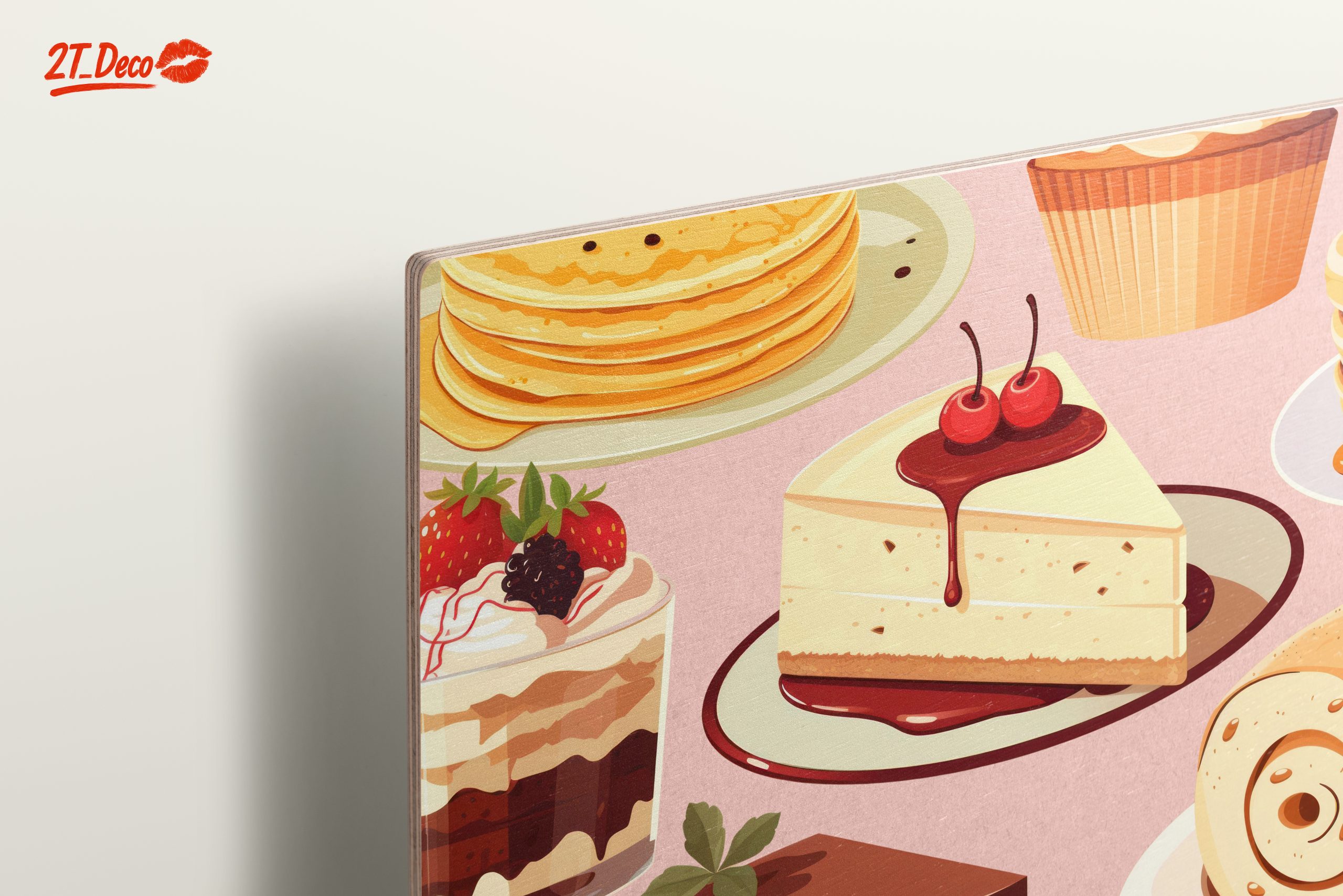 Delicious Abstract Food Art Poster - Image 15