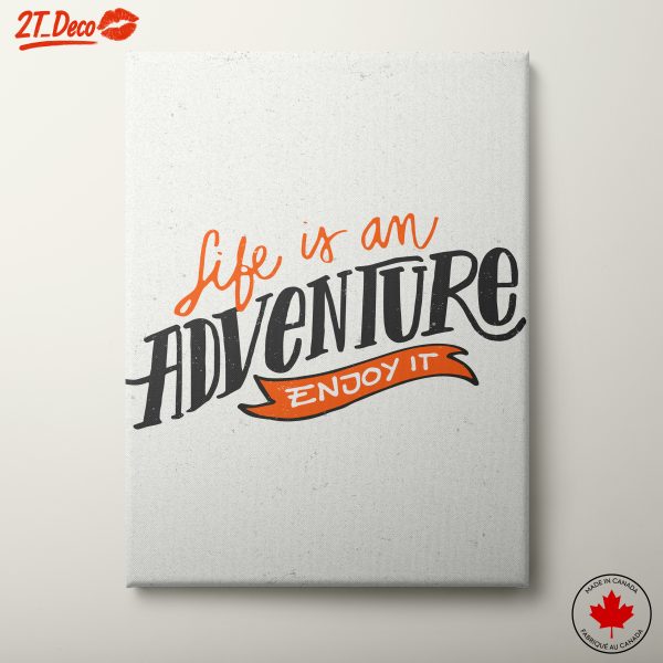 Life Is An Adventure Enjoy It Wall Art