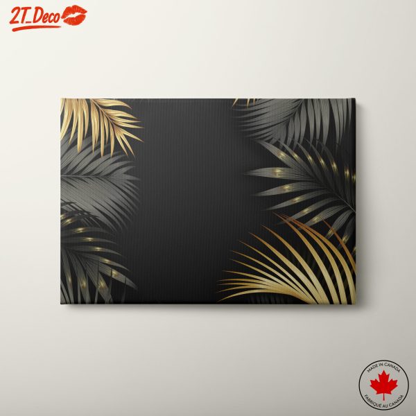 Contemporary Tropical Leaf Art for Stylish Décor