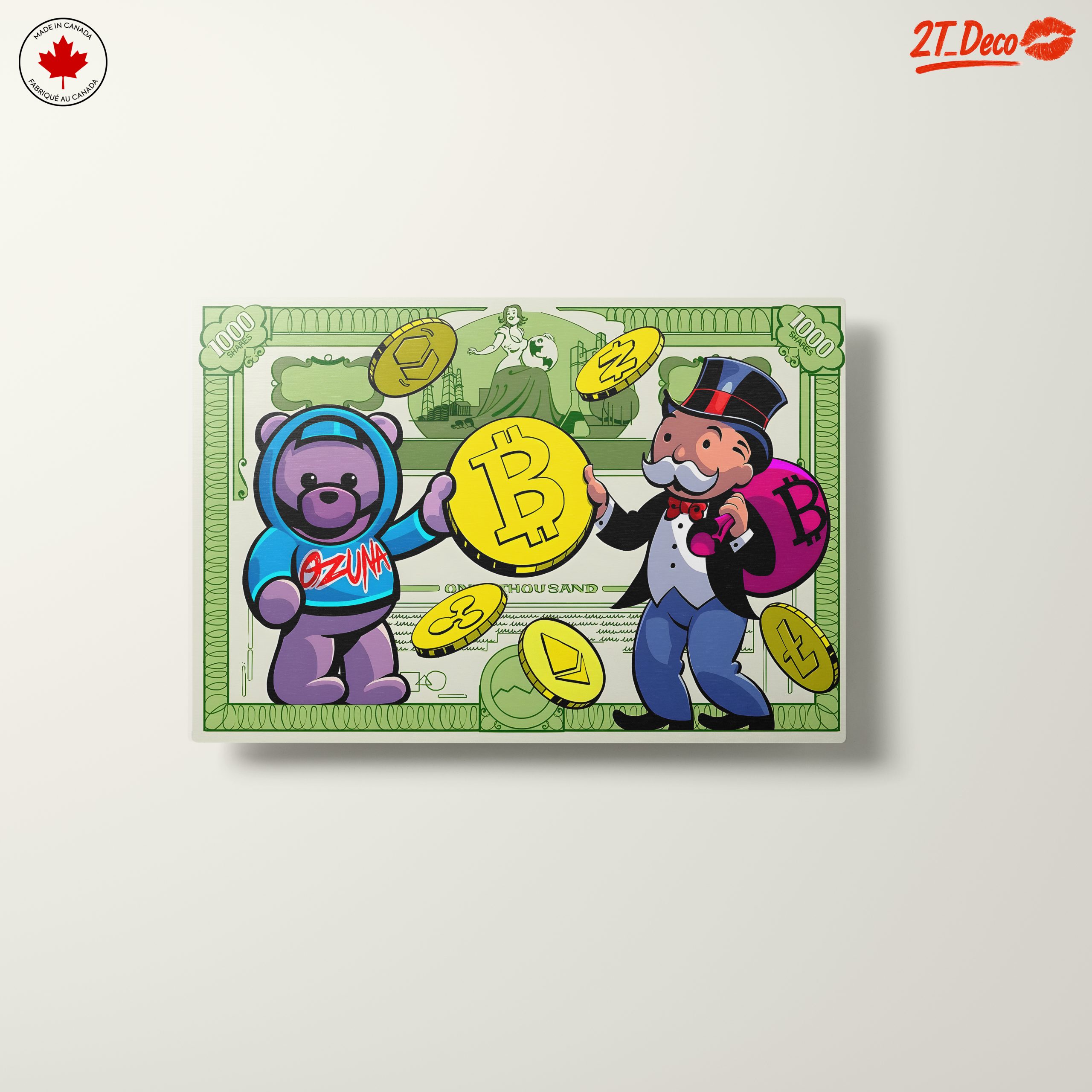 Playful Cryptocurrency Pop Art with Colorful Characters - Image 10