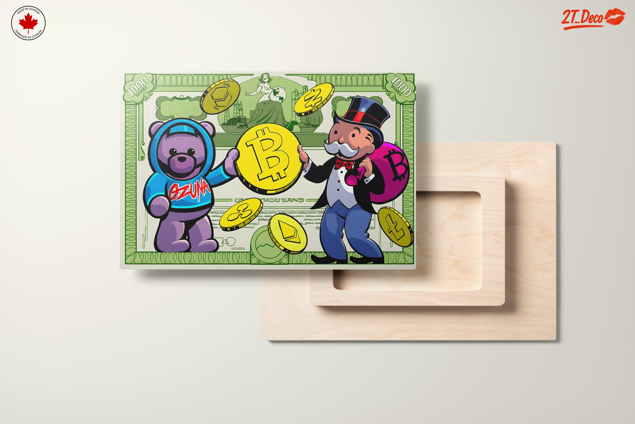 Playful Cryptocurrency Pop Art with Colorful Characters - Image 11