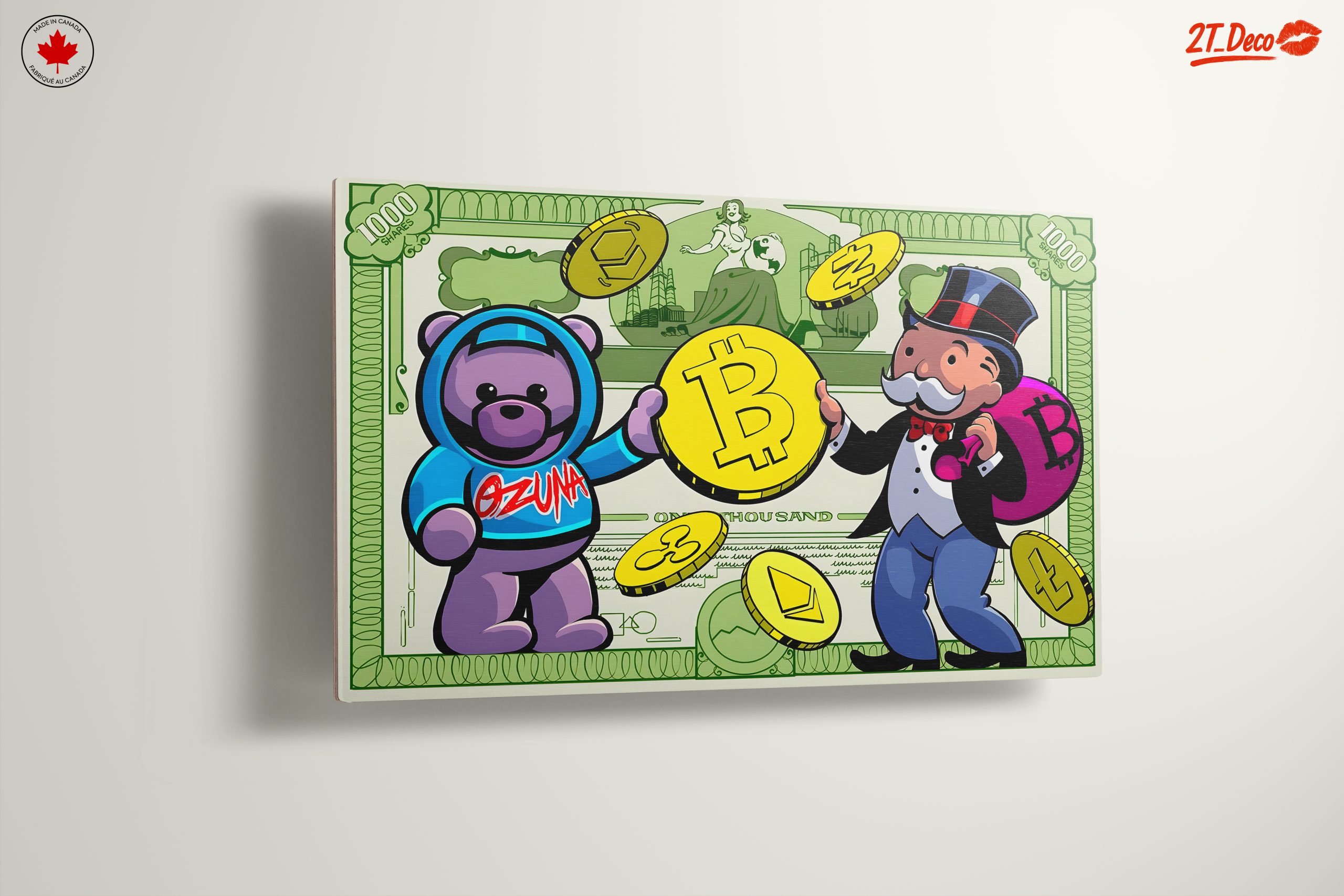 Playful Cryptocurrency Pop Art with Colorful Characters - Image 13