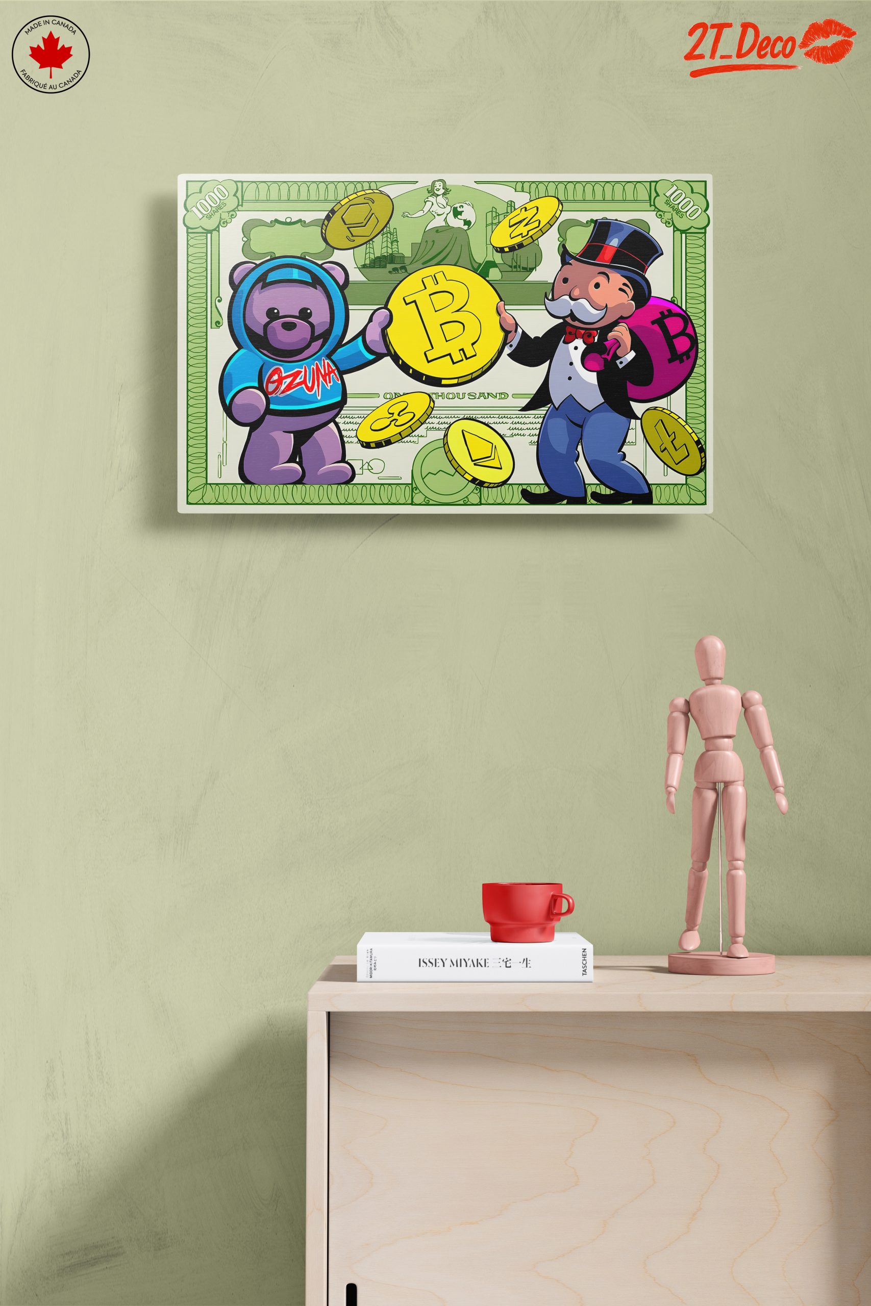 Playful Cryptocurrency Pop Art with Colorful Characters - Image 14