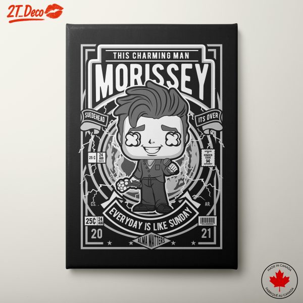 Charming Morrissey Character Illustration