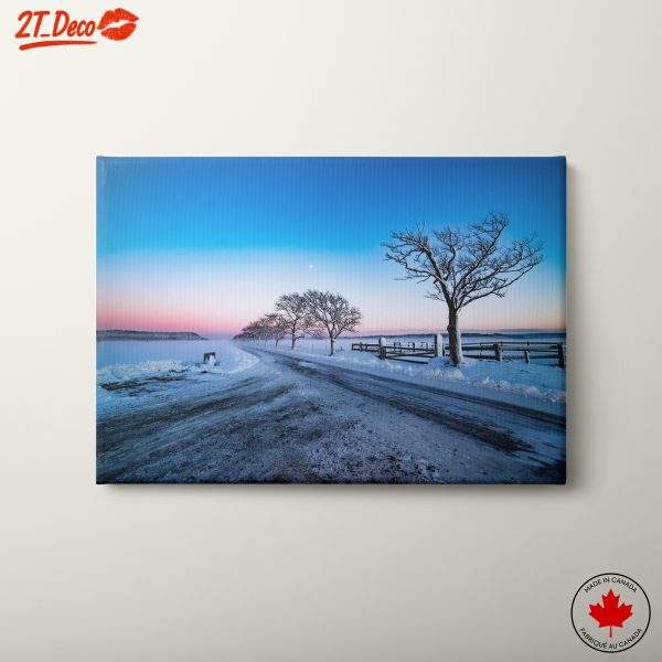 Tranquil Winter Landscape at Dawn