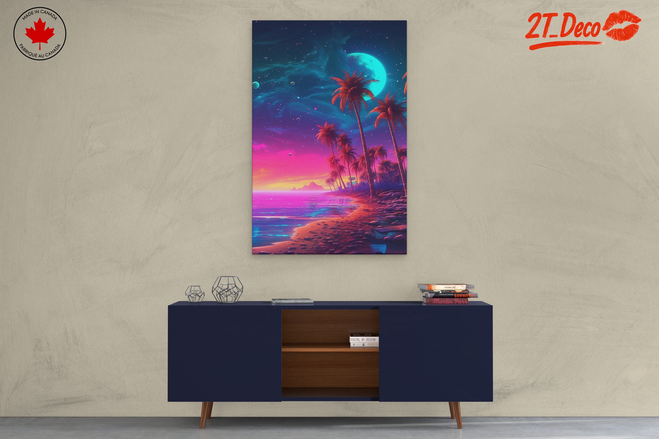 Dreamy Beach and Starry Night Landscape - Image 3