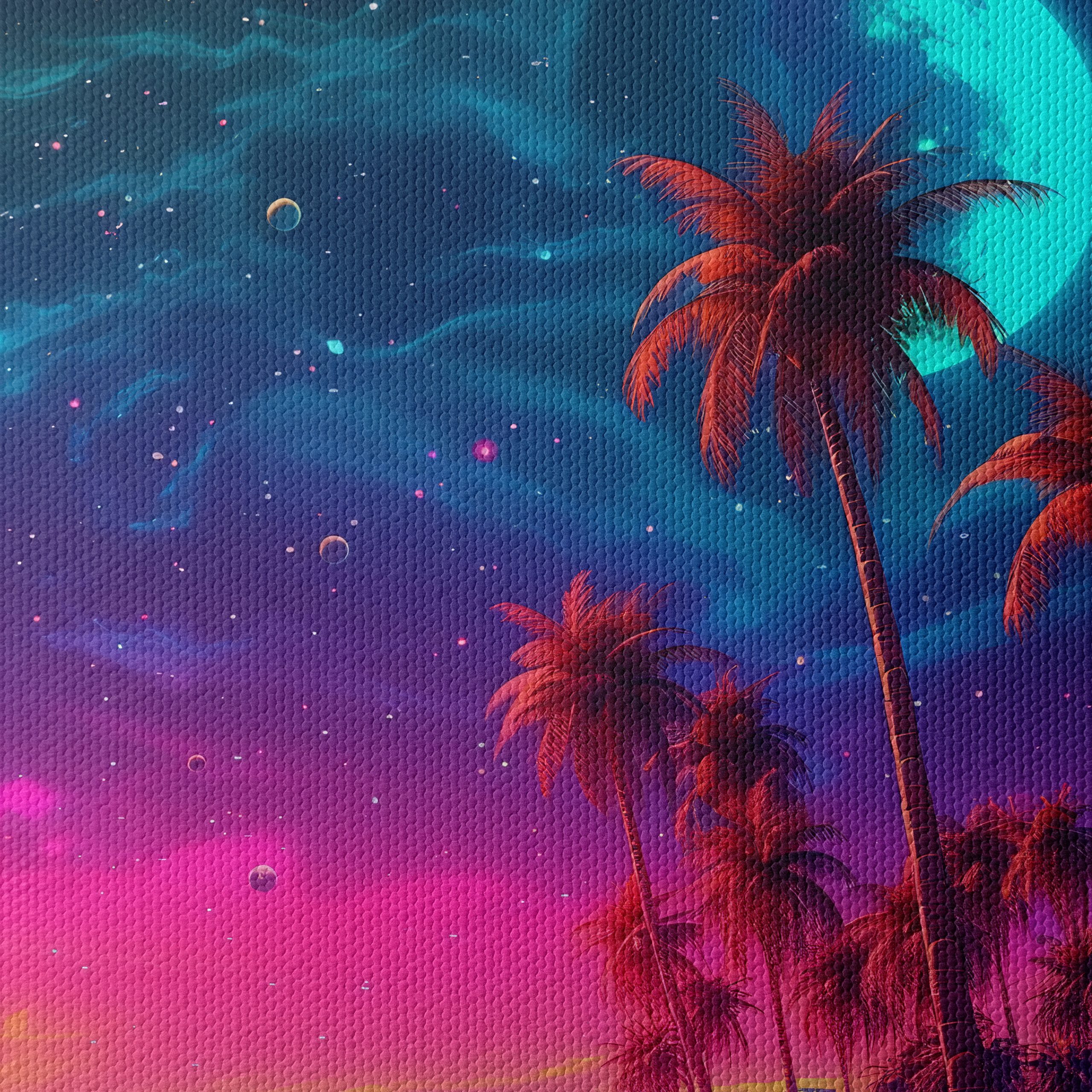 Dreamy Beach and Starry Night Landscape - Image 4