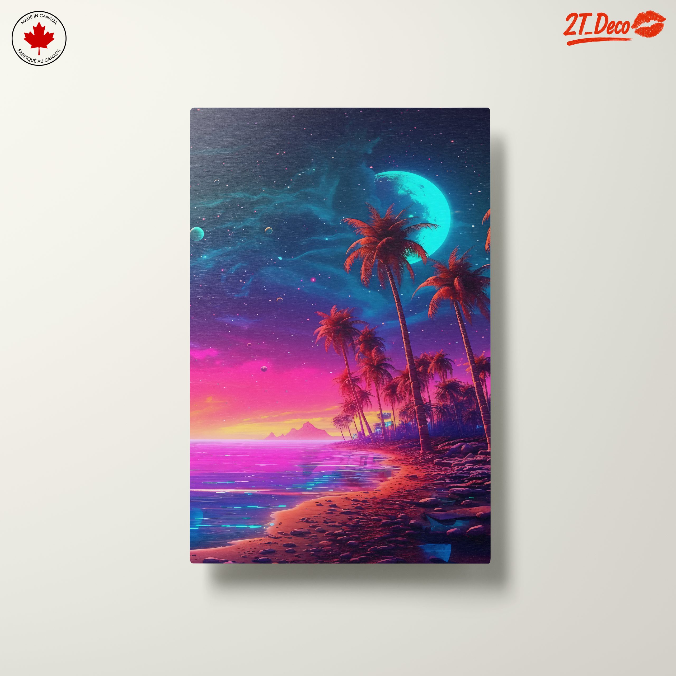 Dreamy Beach and Starry Night Landscape - Image 10
