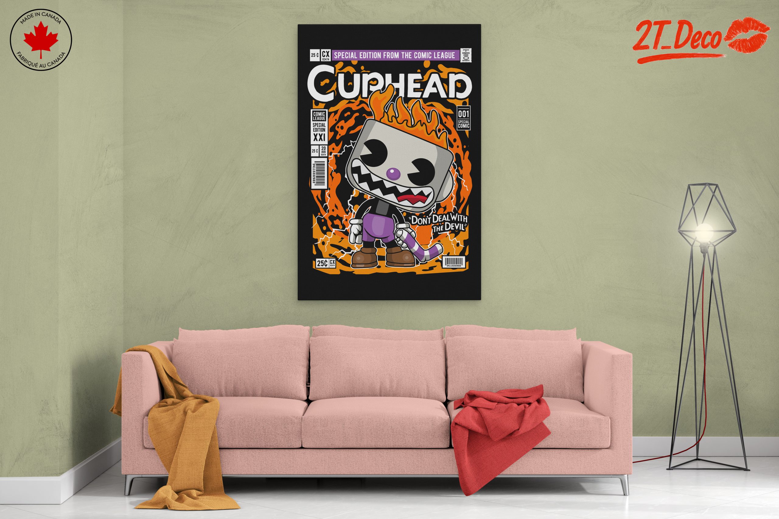 Cuphead Character Art in Comic Style - Image 2