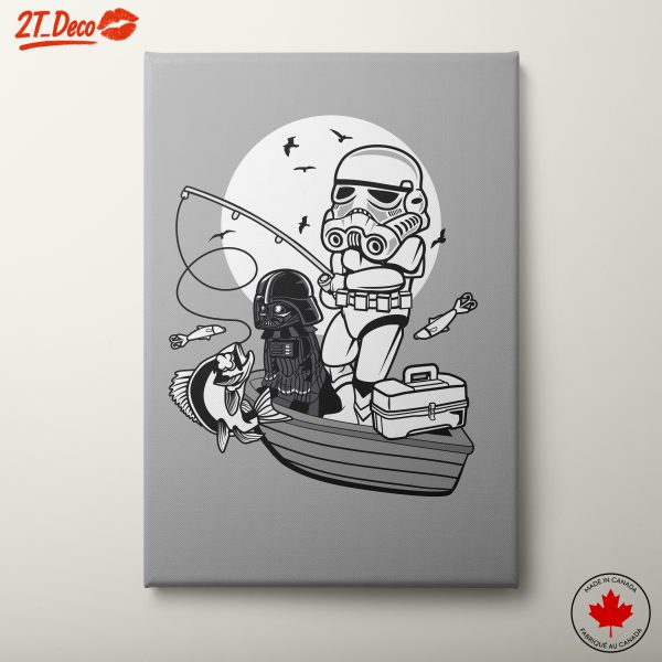 Stormtrooper Fishing with Darth Vader