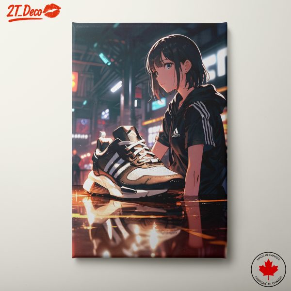Anime Style Adidas Sneaker Art