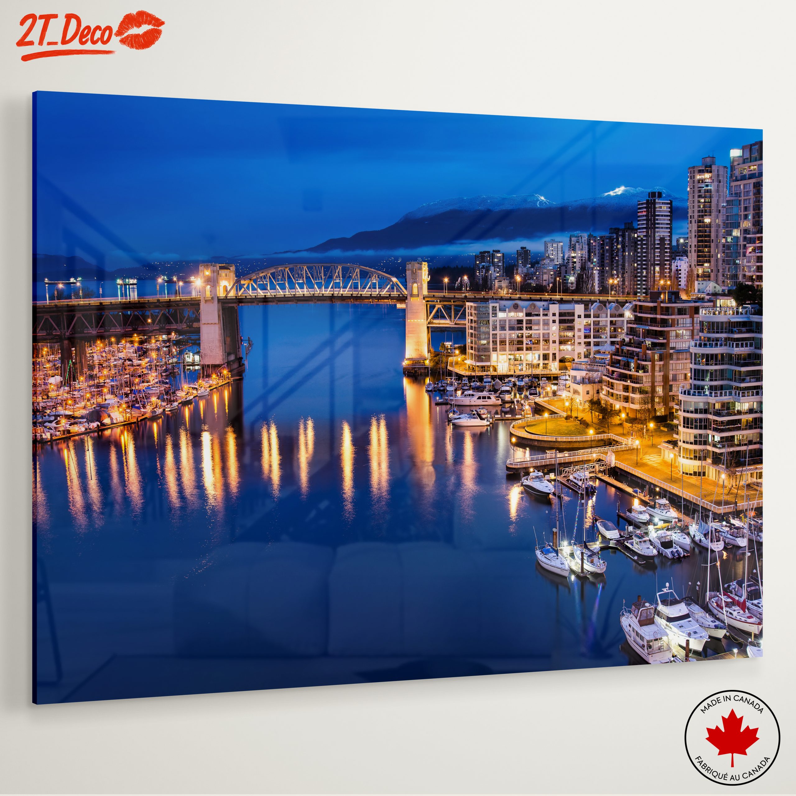 Stunning Cityscape at Night with Reflections - Image 6