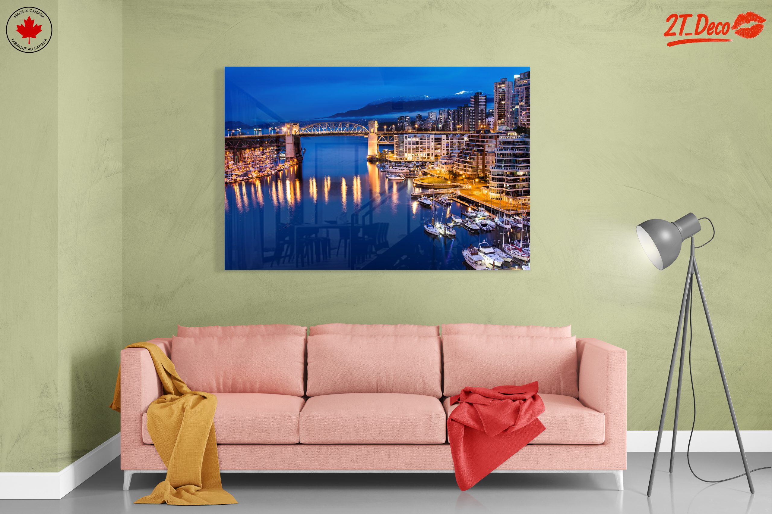 Stunning Cityscape at Night with Reflections - Image 7