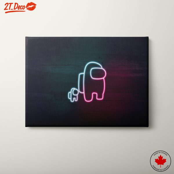 Neon Gaming Characters Artwork