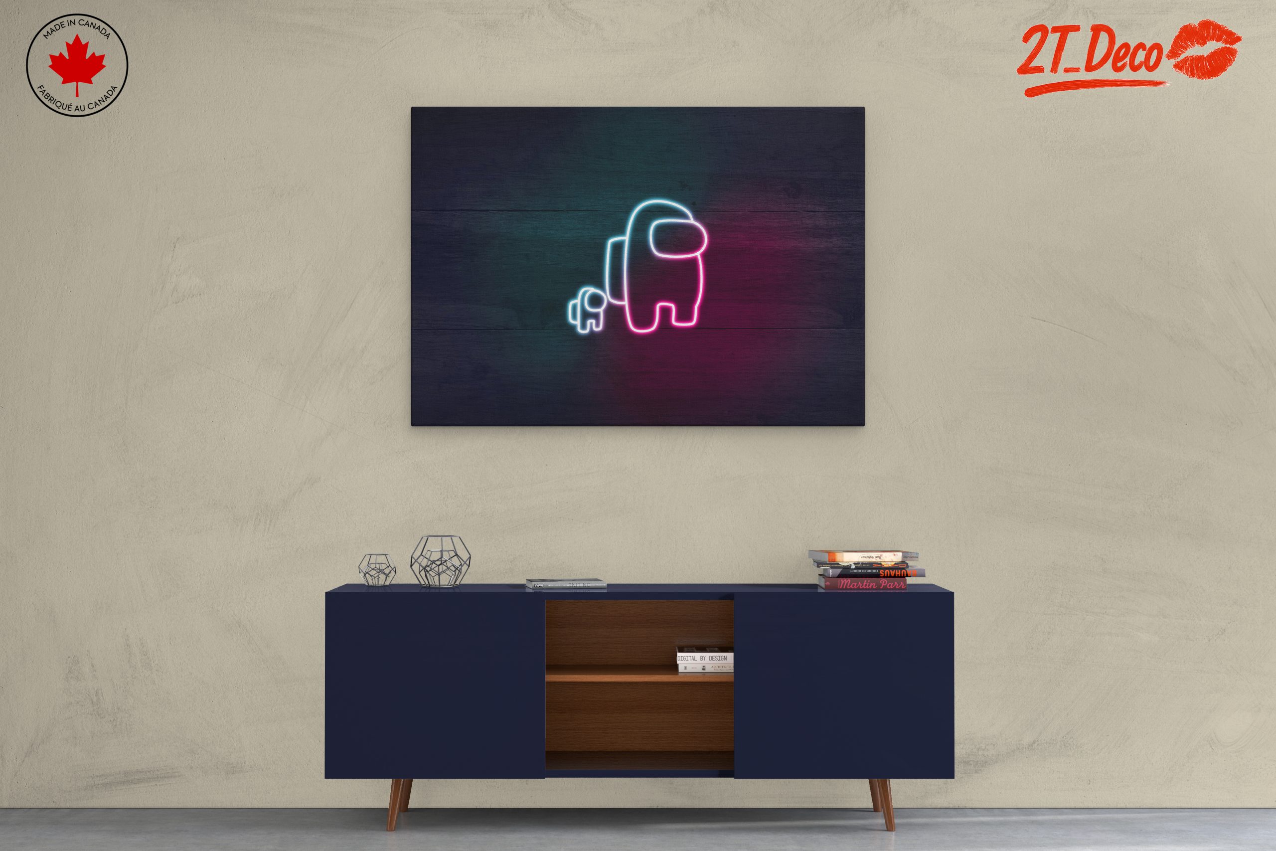 Neon Gaming Characters Artwork - Image 3