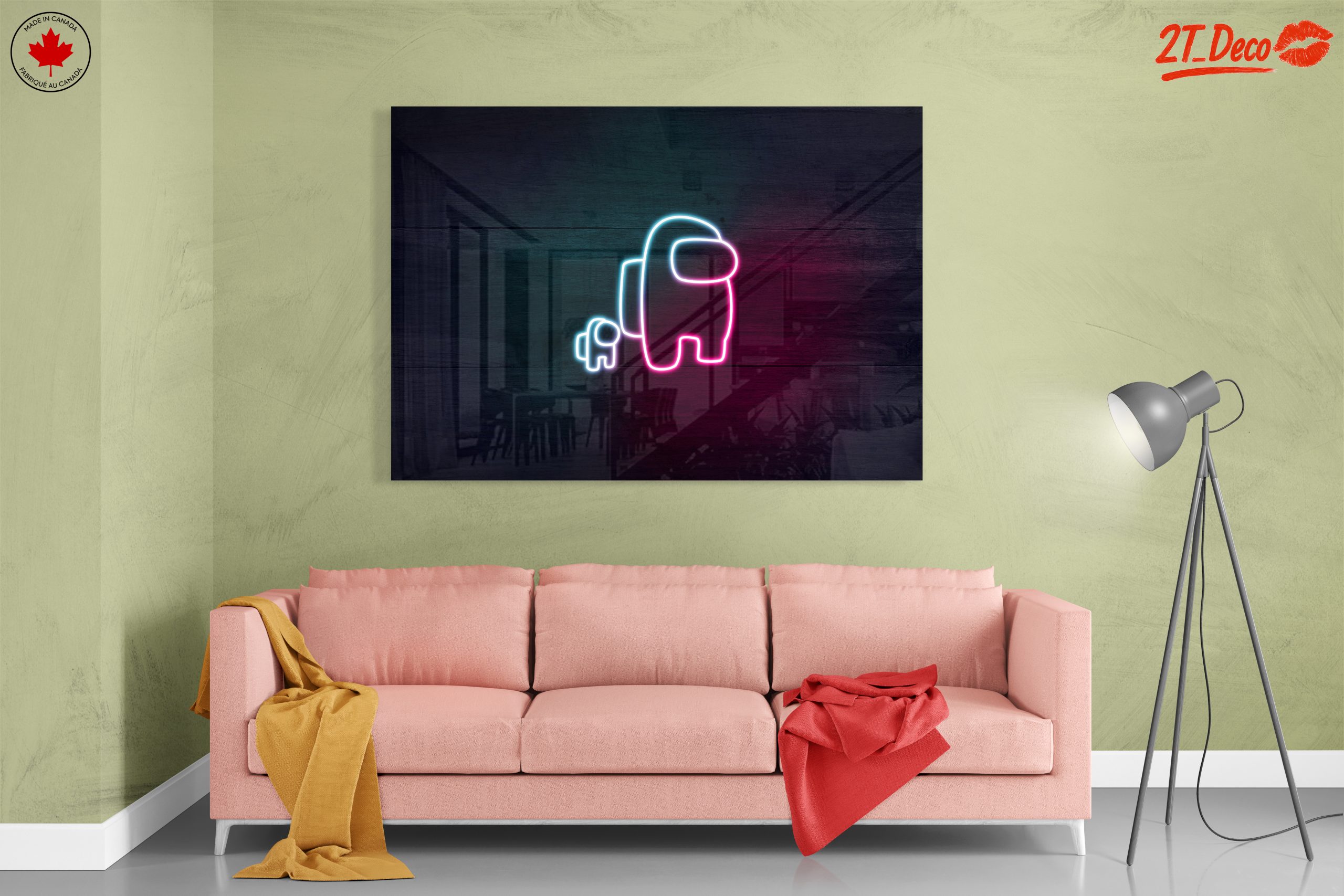 Neon Gaming Characters Artwork - Image 7