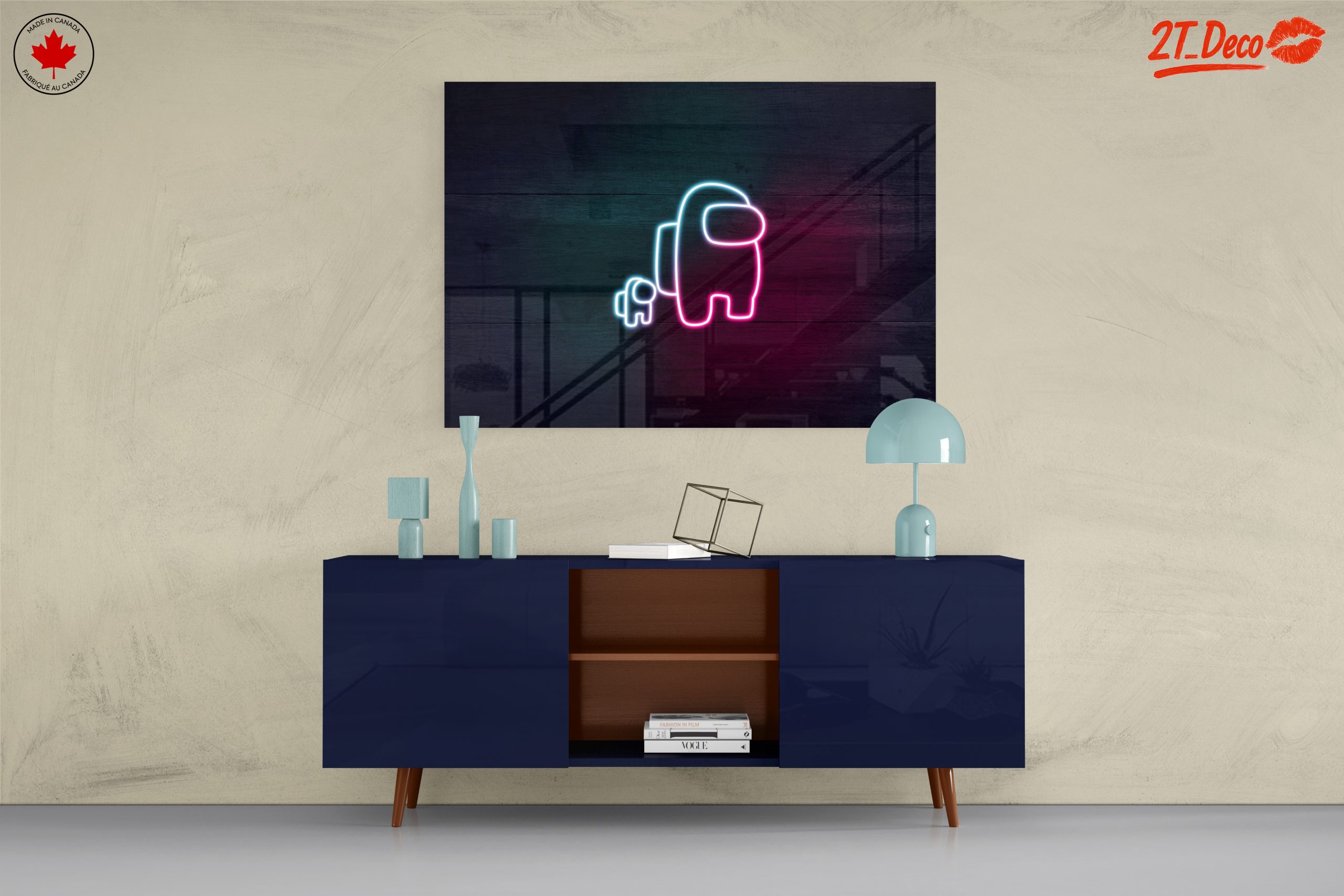 Neon Gaming Characters Artwork - Image 8