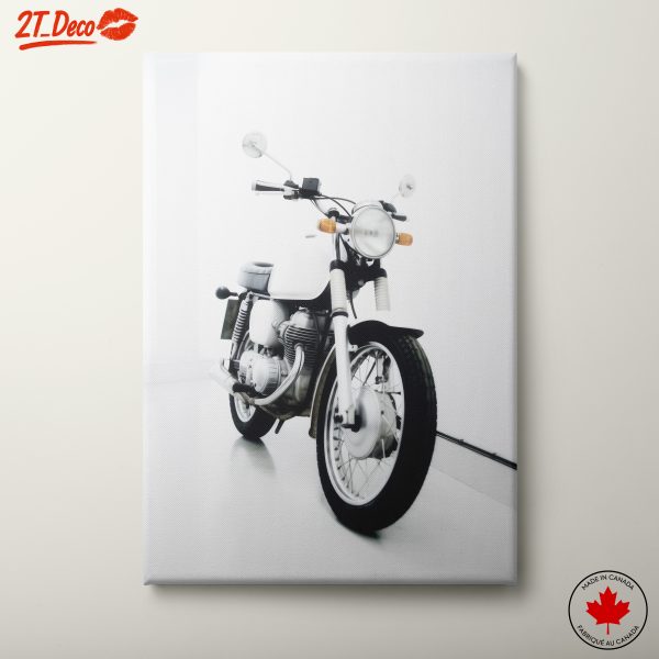 Stylish Vintage Motorcycle Art