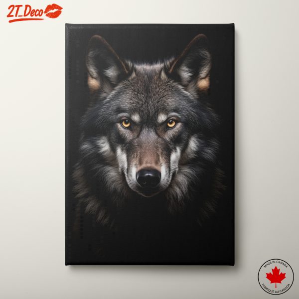 Majestic Wolf Portrait Display