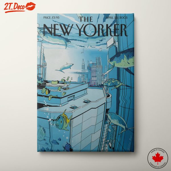 Underwater Cityscape in New Yorker Style