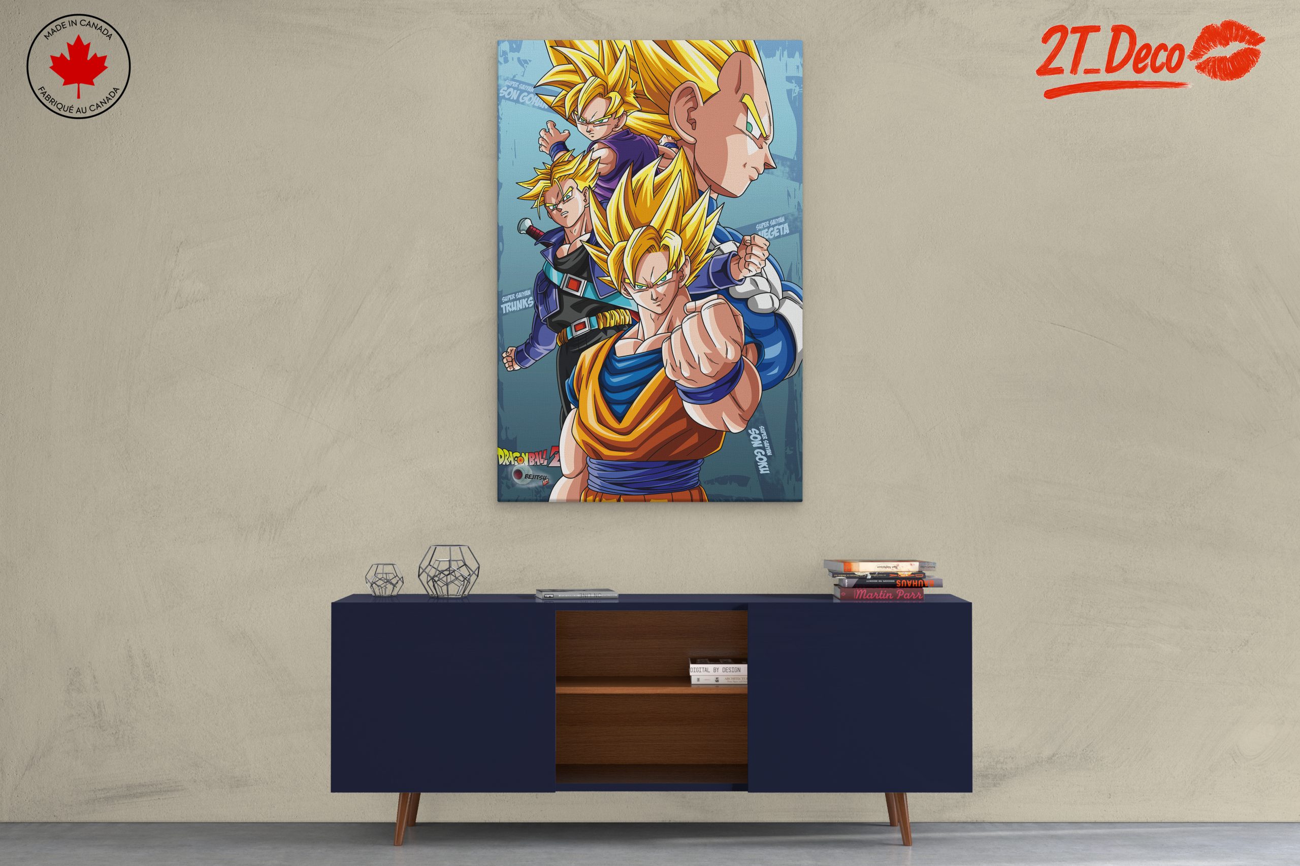 Dynamic Dragon Ball Characters Artwork - Image 3