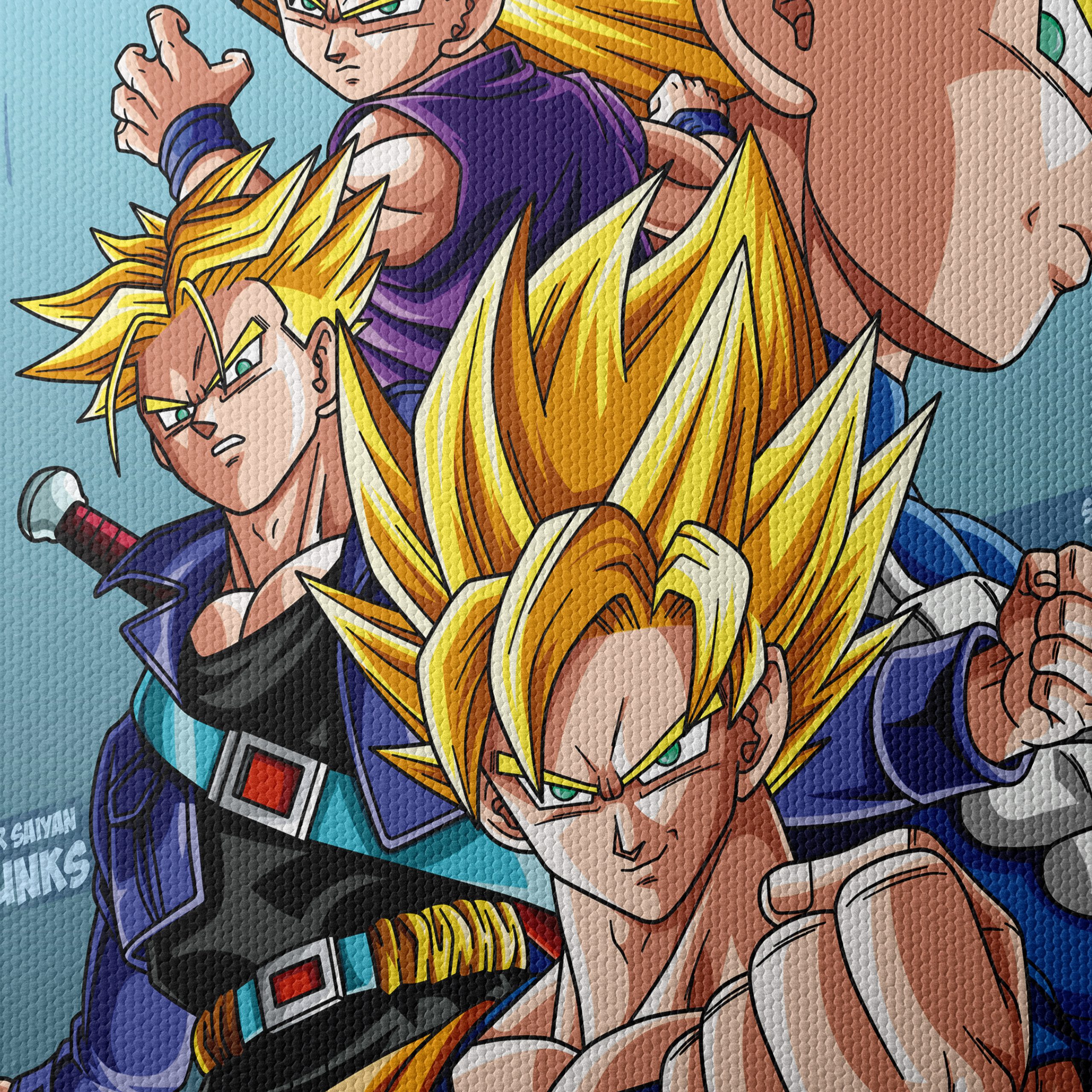 Dynamic Dragon Ball Characters Artwork - Image 4