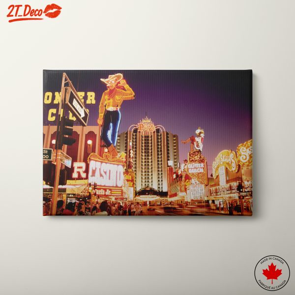 Vibrant Cityscape with Neon Signs
