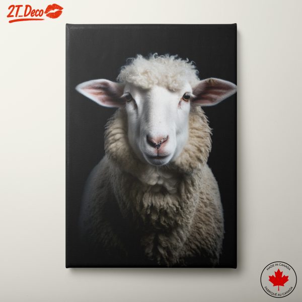 Realistic Portrait of a Sheep