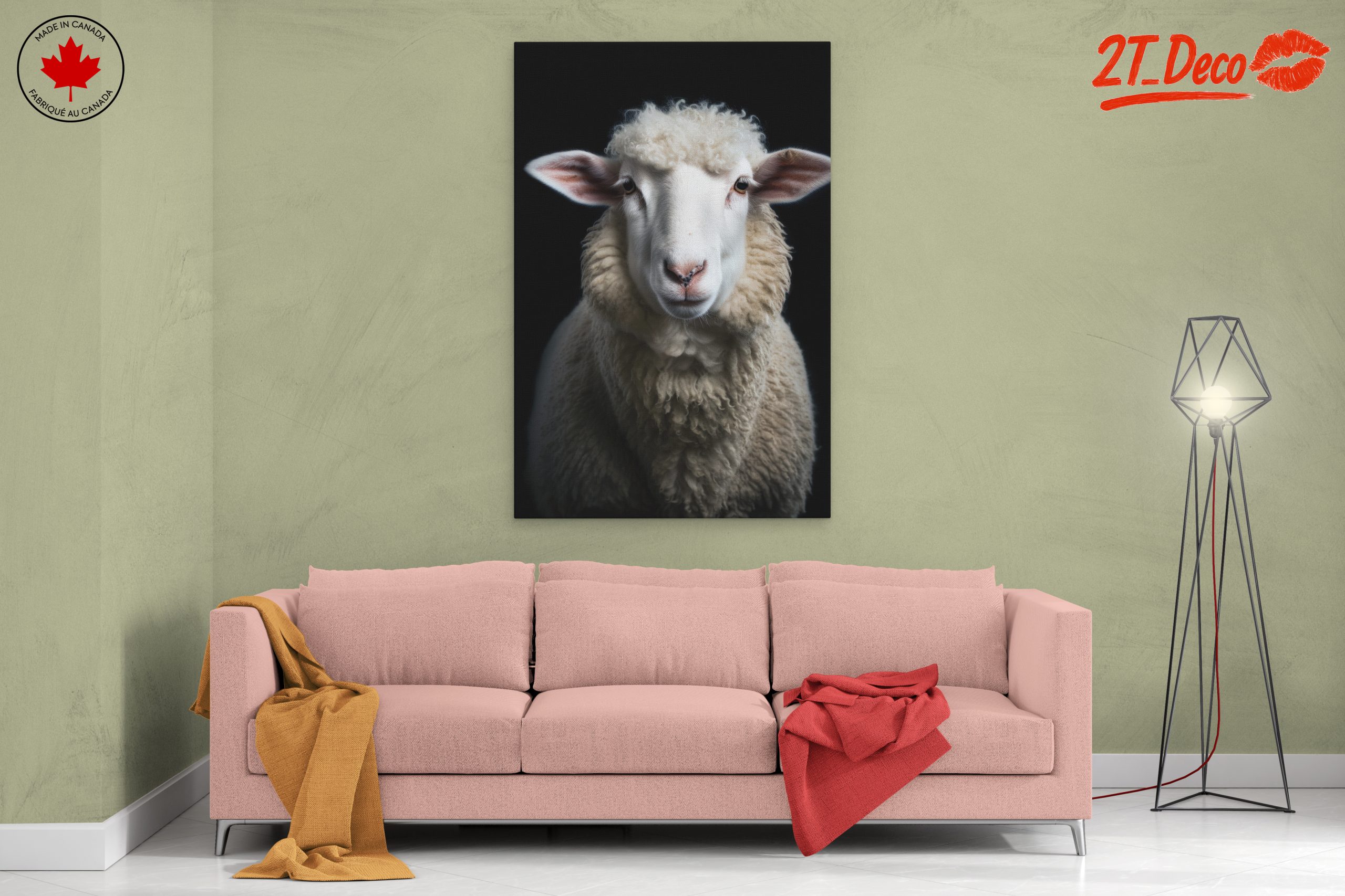 Realistic Portrait of a Sheep - Image 2