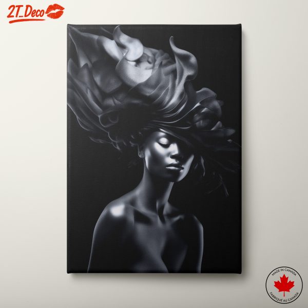 Ethereal Figure with Flowing Textures